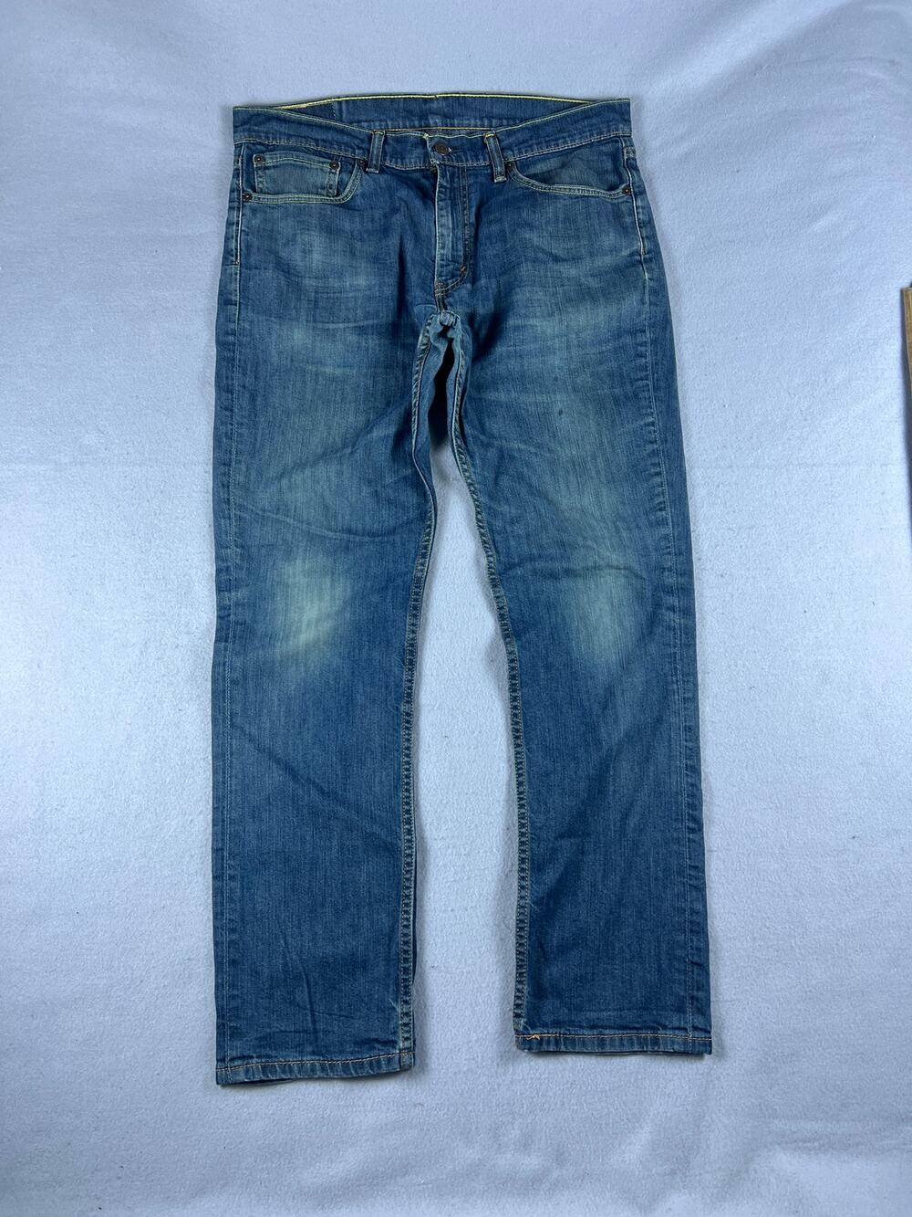Levi's 511 Jeans Mens 36x32 Blue Straight Leg Slim Fit Medium Wash Denim Classic